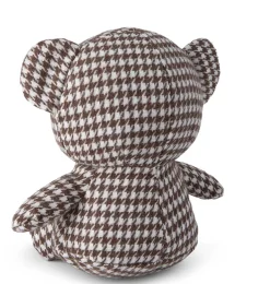Miffy / Nijntje by BonTon Toys Boris-Bär im klassischen, schicken Hahnentrittmuster- Weihnachten|Bären Zum Kuscheln