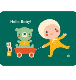 By-Bora -Karte Hallo Baby!- Kuscheltiere < 15 Euro
