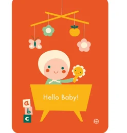 By-Bora -Karte Hallo Baby!- Kuscheltiere < 15 Euro