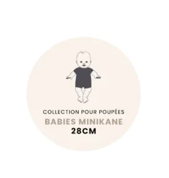 Minikane Ein Bademantel von . Entworfen und hergestellt für die Kollektion Baby- Kleidung Für Die Minikane Babys Von 28 Cm|Minikane Kollektion Babys 28 Cm