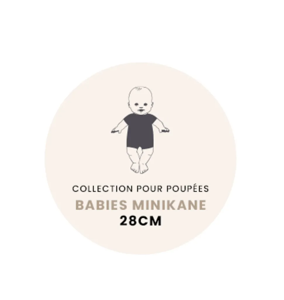 Minikane Ein Bademantel von . Entworfen und hergestellt für die Kollektion Baby- Kleidung Für Die Minikane Babys Von 28 Cm|Minikane Kollektion Babys 28 Cm