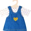 Heless Jeanskleid mit T-Shirt für Puppen von 28–35 cm- Gordi Puppenkleidung|Paola Reina Gordi Babypuppen