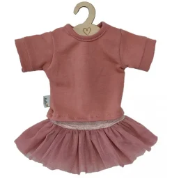 Hollie -T-Shirt und Tüll-Tutu/Rock für die Gordi-Puppen in der Farbe Altrosa- Gordi Puppenkleidung|Paola Reina Gordi Babypuppen