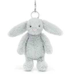 Jellycat knuffels Jellycat Bashful Hase Silber / Taschenanhänger- Mädchen|Haustiere Umarmen
