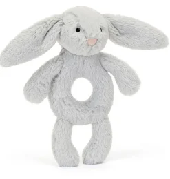 Jellycat knuffels Jellycat Bashful Hasenrassel / Silber- Kaninchen Und Hasen