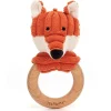 Jellycat knuffels Jellycat Cordy Roy Baby-Fuchs-Beißring und Rassel- Beißspielzeug Und Badespielzeug|Rasseln