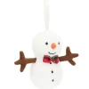 Jellycat knuffels Jellycat festlicher Torheit-Schneemann- Weihnachten|Jungen
