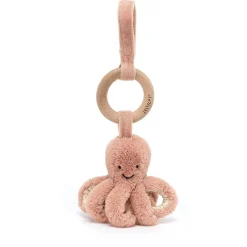 Jellycat knuffels Jellycat Odell octopus mit Holzring- Mädchen|Meerestiere