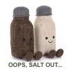 Jellycat knuffels JellycatAmuseables Rocksy Salt & Miller Pepper- Essen / Food
