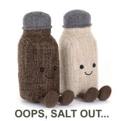 Jellycat knuffels JellycatAmuseables Rocksy Salt & Miller Pepper- Essen / Food