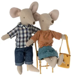 Maileg Bekleidungsset für Vater Maus- Kleidung Für Die Maileg-mäuse|Maileg Vater Und Mutter Maus / Opa Und Oma Maus