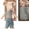 Maileg Big Brother Maus in Streichholzschachtel- Puppenhaus Und Mäusehaus|Maileg Big Brother Mäuse, Kleidung Und Zubehör