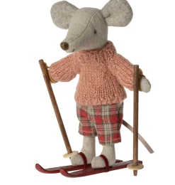 Maileg Big Sister Maus mit Skiset- Puppenhaus Und Mäusehaus|Maileg Big Sister Mäuse, Kleidung Und Zubehör