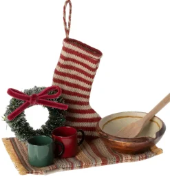 Maileg gemütliches Weihnachtsset- Puppenhaus Und Mäusehaus|Weihnachten
