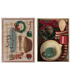 Maileg gemütliches Weihnachtsset- Puppenhaus Und Mäusehaus|Weihnachten