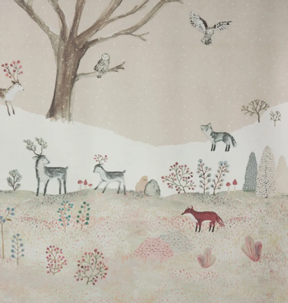 Maileg Geschenkpapier Winter Wonderland- Weihnachten|Kuscheltiere < 15 Euro