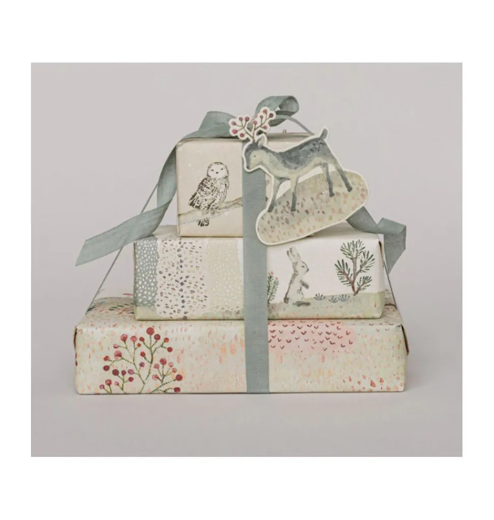 Maileg Geschenkpapier Winter Wonderland- Weihnachten|Kuscheltiere < 15 Euro