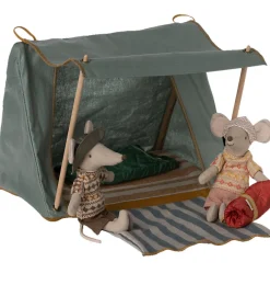 Maileg Happy Camper Zelt für die Mäuse- Puppenmöbel Und Zubehör|Puppenhaus Und Mäusehaus