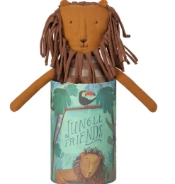 Maileg Jungle Friends Löwe mit Pyjama und Strickmütze- Jungen|Mehr Stofftiere
