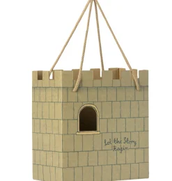 Maileg Karton-Schlosstasche mint- Puppenhaus Und Mäusehaus|Jungen