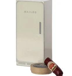 Maileg Kühlschrank für die Mäuse mit Wurst und Camembert- Puppenmöbel Und Zubehör|Puppenhaus Und Mäusehaus