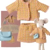 Maileg Kleidungsset Mutter Maus / Anzug mit Tasche- Puppenmöbel Und Zubehör|Kleidung Für Die Maileg-mäuse