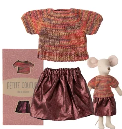 Maileg Kleidungsset Petite Couture Mutter Maus / Rock und Top- Puppenhaus Und Mäusehaus|Maileg Vater Und Mutter Maus / Opa Und Oma Maus