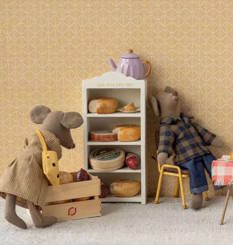 Maileg Kleidungsset Vater Maus / Kariertes Hemd und Jeans- Kleidung Für Die Maileg-mäuse|Puppenhaus Und Mäusehaus
