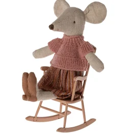 Maileg Schaukelstuhl für die Mäuse / dunkles Pulver- Puppenmöbel Und Zubehör|Weihnachten