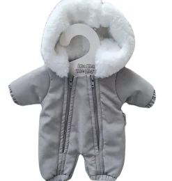 Mamamemo doll clothes & accessories Mamamemo Schneeanzug / Skianzug grau für Gordi-Puppen- Gordi Puppenkleidung|Paola Reina Gordi Babypuppen