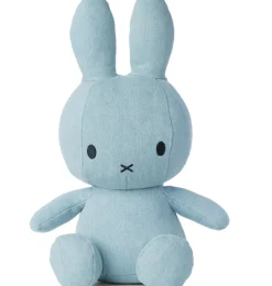 Miffy / Nijntje by BonTon Toys Miffy / Miffy Denim helle Waschung / 33 cm- Jungen|Mädchen