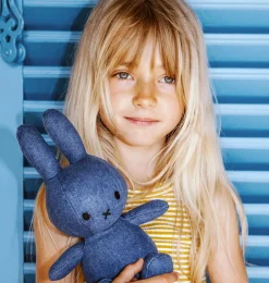 Miffy / Nijntje by BonTon Toys Miffy / Miffy Denim mittlere Waschung / 33 cm- Jungen|Mädchen