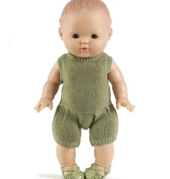 Minikane Barboteuse Orlando und tricot vert sauge für Gordi-Puppen- Gordi Puppenkleidung|Minikane Alle Exklusiven Puppen Gordi, Babys, Minis, Stehpuppen
