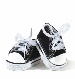 Minikane Basketballschuhe Komvers noir für Gordi-Puppen- Gordi Puppenkleidung|Puppenschuhe / Puppenstiefel / Hausschuhe / Sandalen