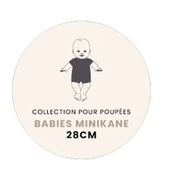 Minikane Kollektion Babys / Body / rosa- Kleidung Für Die Minikane Babys Von 28 Cm|Puppenunterwäsche