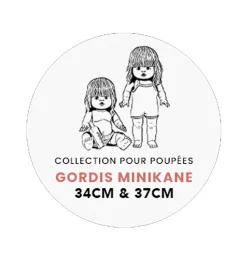 Minikane Kunstpelzweste Tao für Gordi-Puppen- Gordi Puppenkleidung|Minikane Puppenkleidung Für Gordis, Gordi Debout, Amigas, Babys, Les Minis & Peque