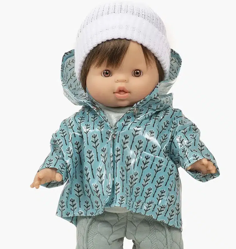 Minikane Regenmantel für Gordi-Puppen Design Eingeschlossene Bäume- Gordi Puppenkleidung|Minikane Puppenkleidung Für Gordis, Gordi Debout, Amigas, Babys, Les Minis & Peque