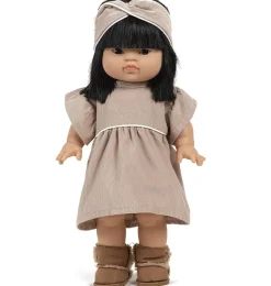 Minikane -Bademantel mit Gänseblümchenmuster und umgedrehtem Haarband auf Milleraies-Galerie- Gordi Puppenkleidung|Minikane Puppenkleidung Für Gordis, Gordi Debout, Amigas, Babys, Les Minis & Peque