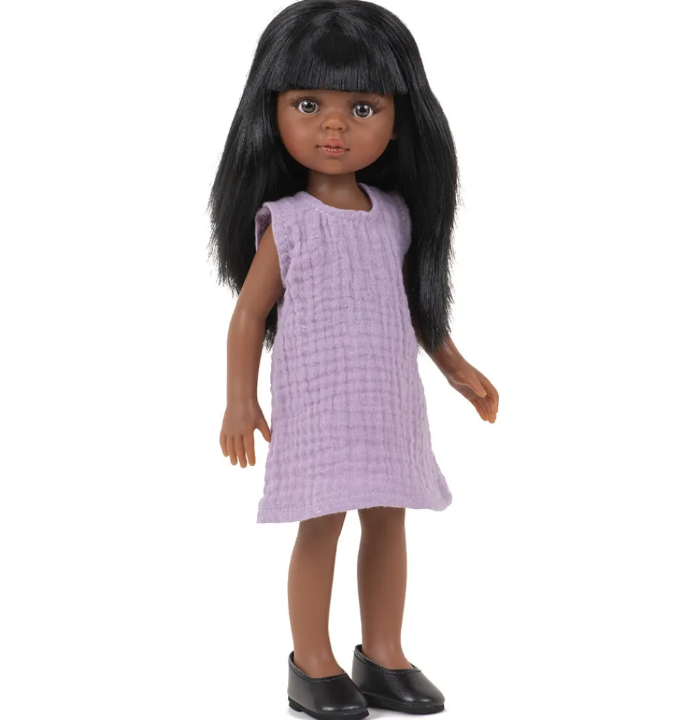 Minikane -Kleid für Amigas-Puppen / lila- Amigas Puppenkleidung Und Schuhe|Minikane Puppen, Möbel Und Accessoires