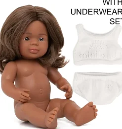 Miniland poppen Miniland Puppe Mädchen Aborigine 38 cm- Miniland-puppen|Mädchen