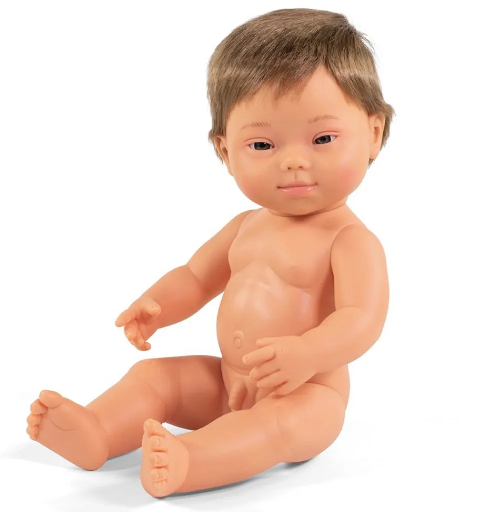 Miniland poppen Miniland Puppenjunge mit Down-Syndrom 38 cm- Miniland-puppen|Jungen