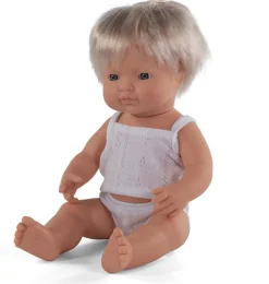 Miniland poppen Minland Puppenjunge Europäisch 38 cm- Miniland-puppen|Jungen