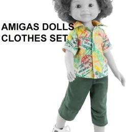 Paola Reina poppen Paola Reina Amigas Bekleidungsset Dario- Amigas Puppenkleidung Und Schuhe|Amigas-puppen Von Minikane & Paola Reina