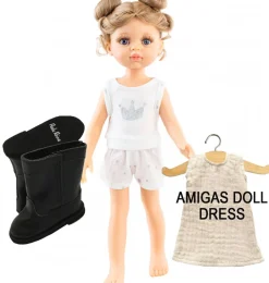 Paola Reina poppen Paola Reina Amigas Puppe Valeria / 32 cm- Amigas-puppen Von Minikane & Paola Reina|Mädchen