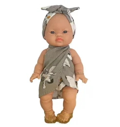 Paola Reina poppen Paola Reina Asiatisches Gordi-Mädchen mit weißem Minikane-Höschen- Minikane Puppenkleidung Für Gordis, Gordi Debout, Amigas, Babys, Les Minis & Peque|Paola Reina Gordi Babypuppen