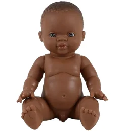 Paola Reina poppen Paola Reina Babypuppe, brauner Junge, blaue Augen- Minikane Puppen, Möbel Und Accessoires|Paola Reina Gordi Babypuppen