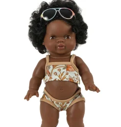 Paola Reina poppen Paola Reina Gordi Puppe Jahia- Minikane Puppen, Möbel Und Accessoires|Paola Reina Gordi Babypuppen
