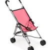 Puppenwagen Buggy pink / schwarz für unter anderem die Gordi Puppen von Paola Reina- Puppenmöbel Und Zubehör|Paola Reina Gordi Babypuppen