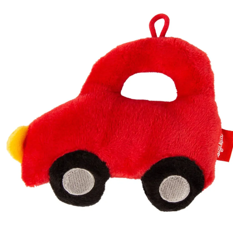 Sigikid (Beasts) Sigikid Babyspielzeug rotes Auto- Jungen|Rasseln