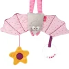 Sigikid (Beasts) Sigikid Fledermaus rosa Babyspielzeug- Mädchen|Rasseln